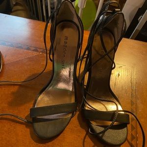 Madden Girl black lace up heel